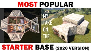 How to Build a Simple 2x2 Starter Base Design 2020 in RUST [upl. by Kersten63]