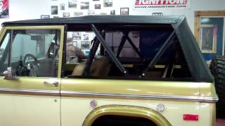 Early Ford Bronco Rampage Soft Top Function from buildAbroncocom [upl. by Einre]