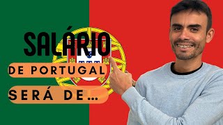 Portugal divulga salário mínimo de 2024 [upl. by Nnalyrehs]