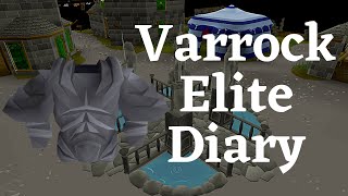 Varrock Elite Diary Guide Done Easy [upl. by Blackstock]