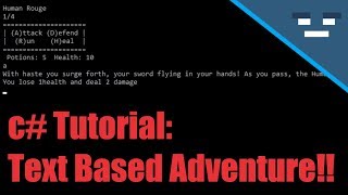 C Tutorial TextBased Adventure Ep1 Getting Started [upl. by Yedsnil531]