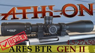 Athlon Ares BTR GEN II 4527x50 review [upl. by Aihsoek]