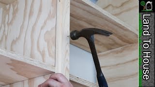 Building and Installing Bookcase Trim [upl. by Nwahsed]