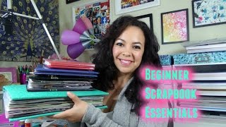 Beginner Scrapbooking Basic Tools amp Supplies [upl. by Nodnalb894]