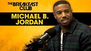 Michael B Jordan Dodges Relationship Questions Talks Life PostBlack Panther  More [upl. by Siegler]