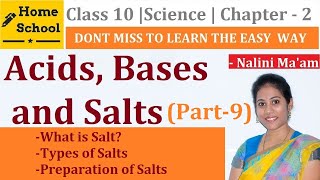 Acids Bases and Salts  Part  9  Class 10  Science [upl. by Jalbert]