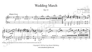 Mendelssohn  Wedding March Op 61 [upl. by Buchbinder]