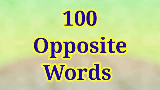 Opposite Words for ESL Learners  200 Important Opposite Words [upl. by Negyam]