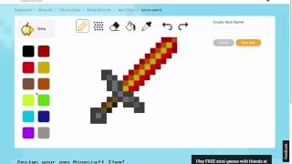 Tynker  Minecraft Item Editor [upl. by Celeski568]