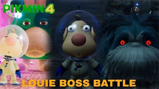 Louie Boss Battle And Cutscene In Pikmin 4 [upl. by Adieren]