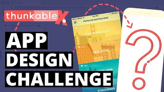 Creating a Beautiful App  Thunkable ❌ Design Challenge [upl. by Twelve]