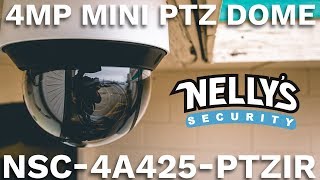 4MP PTZ Camera w Auto Tracking amp 160 Night Vision Hidden IR 60 FPS Video amp LongRange 25x Zoom [upl. by Eleazar]