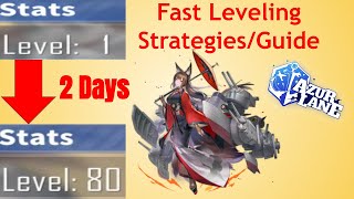 Azur Lane Fast Leveling StrategiesGuide [upl. by Nafis]