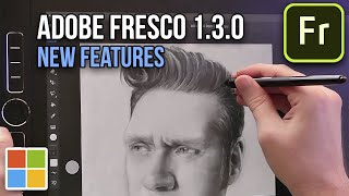 Adobe Fresco for WINDOWS 10  130 New Features [upl. by Yelknirb679]