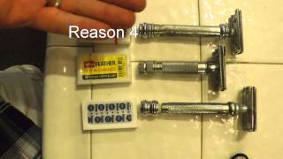 5 Reasons To Shave With A Safety Razor [upl. by Dorrahs]