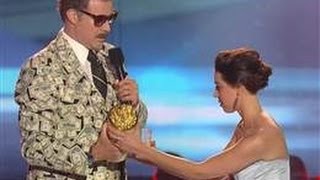 Aubrey Plaza crashes Will Ferrells MTV speech [upl. by Rafter811]