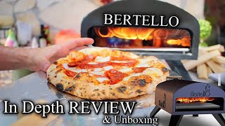 BERTELLO PIZZA OVEN Wood amp Gas  In Depth Review And Unboxing [upl. by Brunhild]