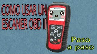 Como usar un escaner OBD II [upl. by Ailemak]