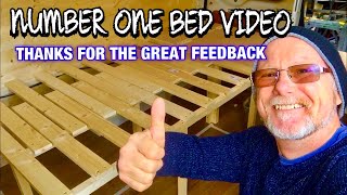 how to build a pull out bed in a campervan  RV [upl. by Sordnaxela870]