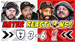 SPURS RIVALS amp HATERS RAGING 😡 REACTION TO TOTTENHAM 36 LIVERPOOL  PREMIER LEAGUE FAN REACTIONS [upl. by Marra940]