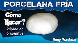 PORCELANA FRÍA FÁCIL Y RÁPIDO EN 5 MINUTOS [upl. by Rinee575]