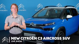 New Citroën C3 Aircross SUV  Live Show [upl. by Brunhild219]