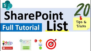 Microsoft Sharepoint Lists  Complete Beginner Tutorial [upl. by Rafaelita]