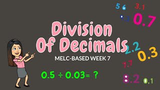 DIVISION OF DECIMALS  GRADE 6 [upl. by Yziar]