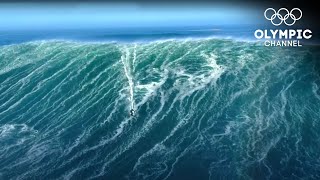 Are these the largest Waves ever surfed  Nazare 2020 The Beast Awakens [upl. by Xyla]