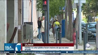 Salários médios sobem em Portugal [upl. by Charyl825]