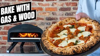 Bertello Pizza Oven Review Using Gas and Wood [upl. by Tirrag488]