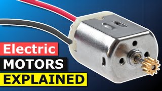 How does an Electric Motor work DC Motor explained [upl. by Wiencke]