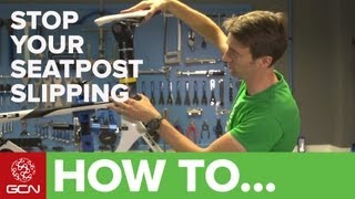 How To Stop Your Seatpost Slipping  Bike Maintenance [upl. by Montanez283]