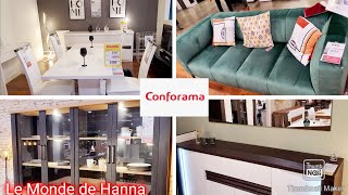 CONFORAMA 2301 SOLDES MOBILIER SALON [upl. by Aierdna511]