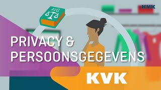 AVG Privacy amp Persoonsgegevens  KVK [upl. by Amo]