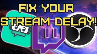 How To Fix TWITCH STREAM DELAY Streamlabs OBS [upl. by Neirda148]