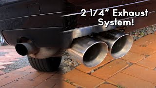 BMW E36  Custom CatBack Exhaust 318iS [upl. by Etnahsa]