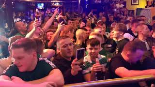 Damien Quinn Singing Grace In Rome 2019 to Celtic Fans [upl. by Aunson]