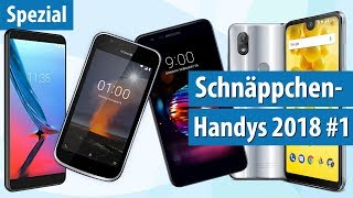 Die 5 besten neuen Handys unter 200 Euro 📱📱Frisch von der SmartphoneMesse MWC 2018 [upl. by Ashlan]