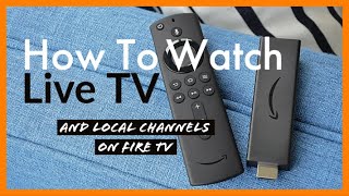 How to Watch Live TV and Local Channels on Fire Stick amp Fire TV Cube [upl. by Namor50]