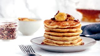 Easy Fluffy Banana Pancakes [upl. by Santoro]