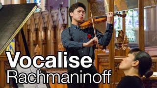 Vocalise  Rachmaninoff  Timothy Chooi ♫ Violin  4K video [upl. by Ailisec317]