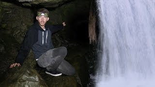 Exploring Secret Cave Hidden Behind a Waterfall FOREST SURVIVAL CHALLENGE [upl. by Hacceber]