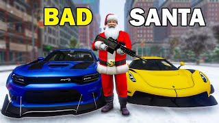 Santa Doing Crime in GTA 5 RP [upl. by Irneh]