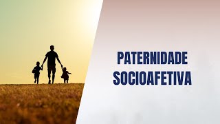 Paternidade socioafetiva [upl. by Amles211]