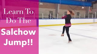 How To Do A Salchow Jump in Figure Skates [upl. by Melva]