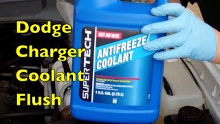 Dodge Charger coolant flushchange [upl. by Attlee]