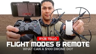 Ryze Tello Drone  Flight Modes and Bluetooth Remote Controller [upl. by Harsho]