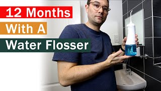 12 months with a water flosser The Cordless Morpilot Water Flosser from Amazon [upl. by Yelkao]