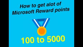 2021 How to get a lot of Microsoft Reward points [upl. by Anilah]